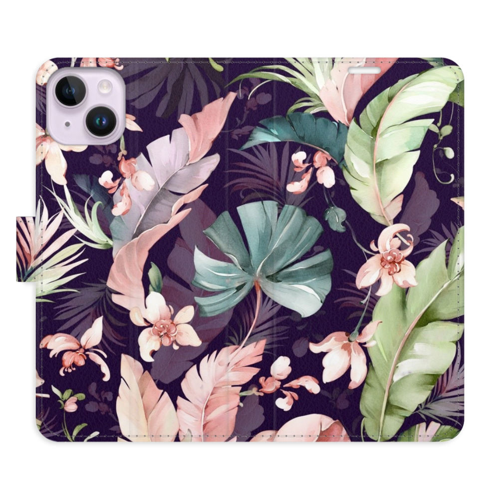 Flipové puzdro iSaprio - Flower Pattern 08 - iPhone 14 Plus