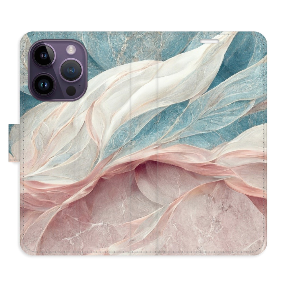 Flipové puzdro iSaprio - Old Leaves 03 - iPhone 14 Pro