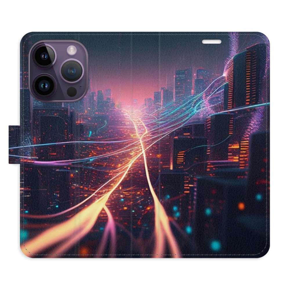 Flipové puzdro iSaprio - Modern City - iPhone 14 Pro