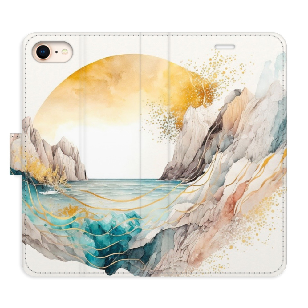 Flipové puzdro iSaprio - Winter in the Mountains - iPhone 7/8/SE 2020