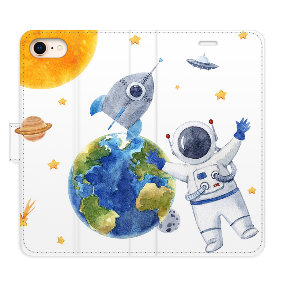 Flipové puzdro iSaprio - Space 06 - iPhone 7/8/SE 2020