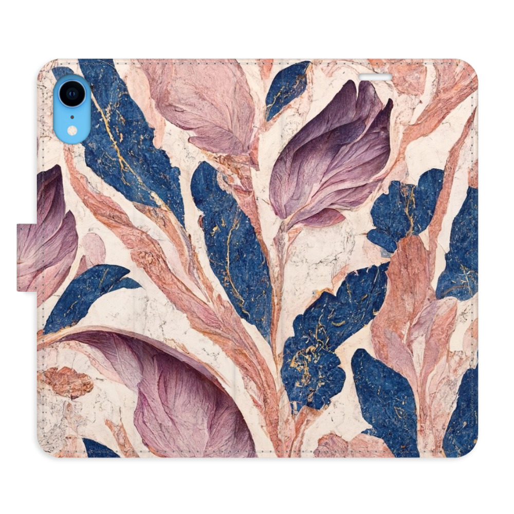 Flipové puzdro iSaprio - Old Leaves 02 - iPhone XR