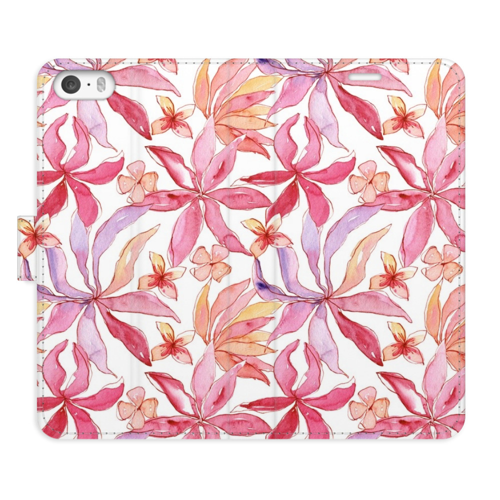 Flipové puzdro iSaprio - Flower Pattern 10 - iPhone 5/5S/SE