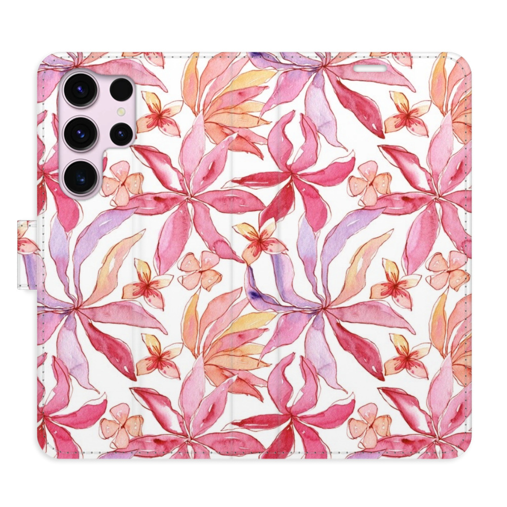 Flipové puzdro iSaprio - Flower Pattern 10 - Samsung Galaxy S23 Ultra