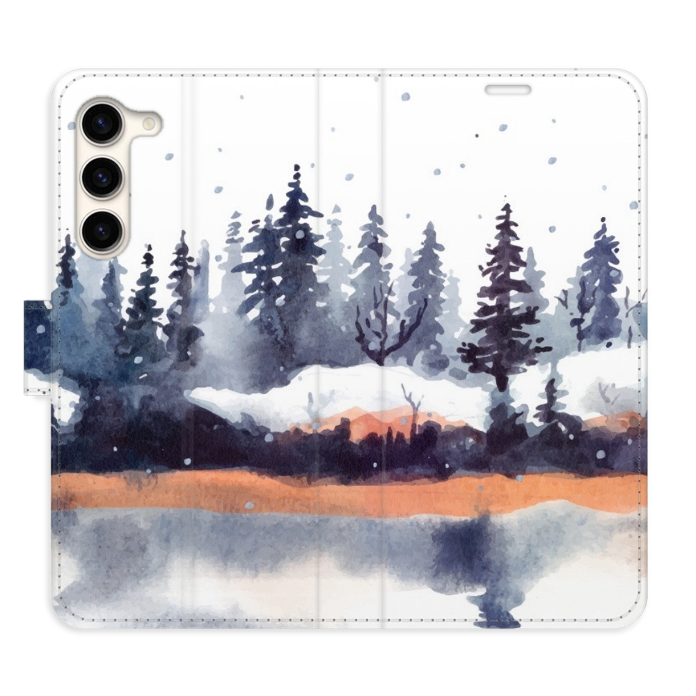 Flipové puzdro iSaprio - Winter 02 - Samsung Galaxy S23+ 5G