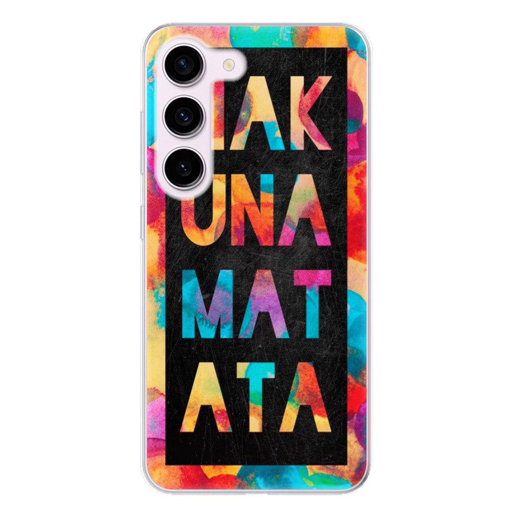 Odolné silikónové puzdro iSaprio - Hakuna Matata 01 - Samsung Galaxy S23 5G