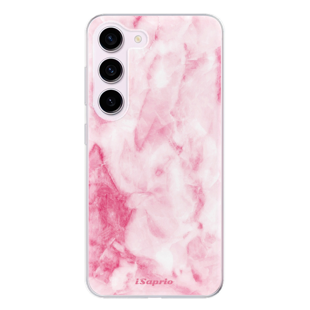 Odolné silikónové puzdro iSaprio - RoseMarble 16 - Samsung Galaxy S23 5G