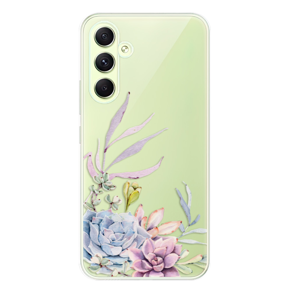 Odolné silikónové puzdro iSaprio - Succulent 01 - Samsung Galaxy A54 5G