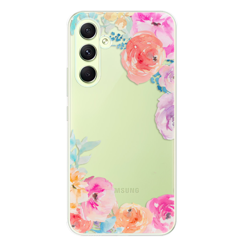 Odolné silikónové puzdro iSaprio - Flower Brush - Samsung Galaxy A54 5G