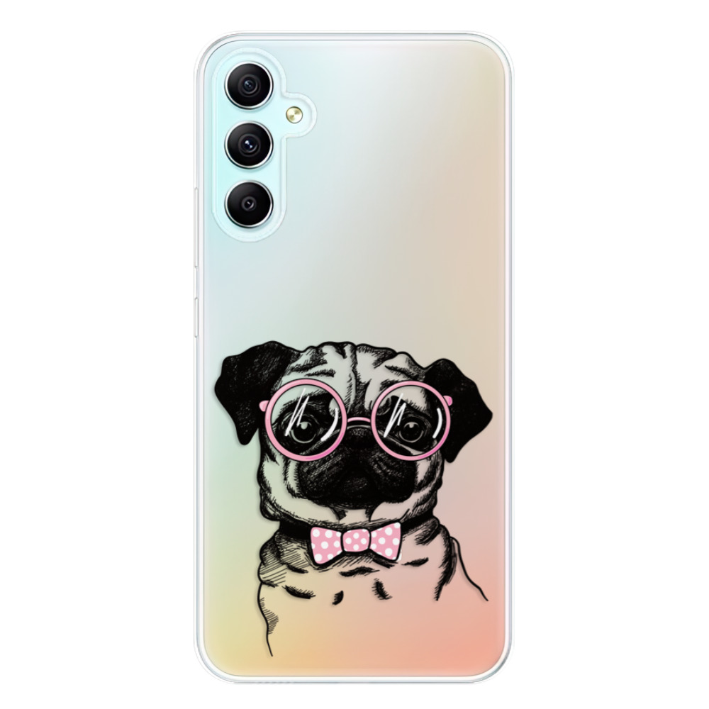 Odolné silikónové puzdro iSaprio - The Pug - Samsung Galaxy A34 5G