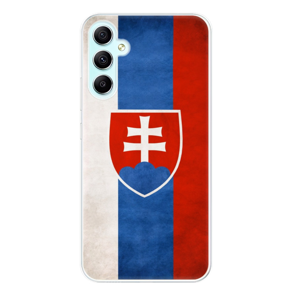 Odolné silikónové puzdro iSaprio - Slovakia Flag - Samsung Galaxy A34 5G