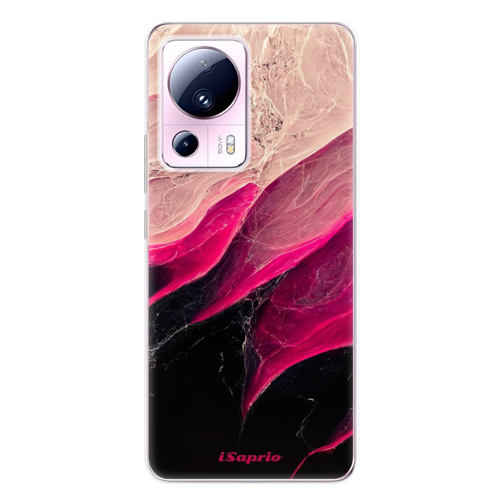 Odolné silikónové puzdro iSaprio - Black and Pink - Xiaomi 13 Lite