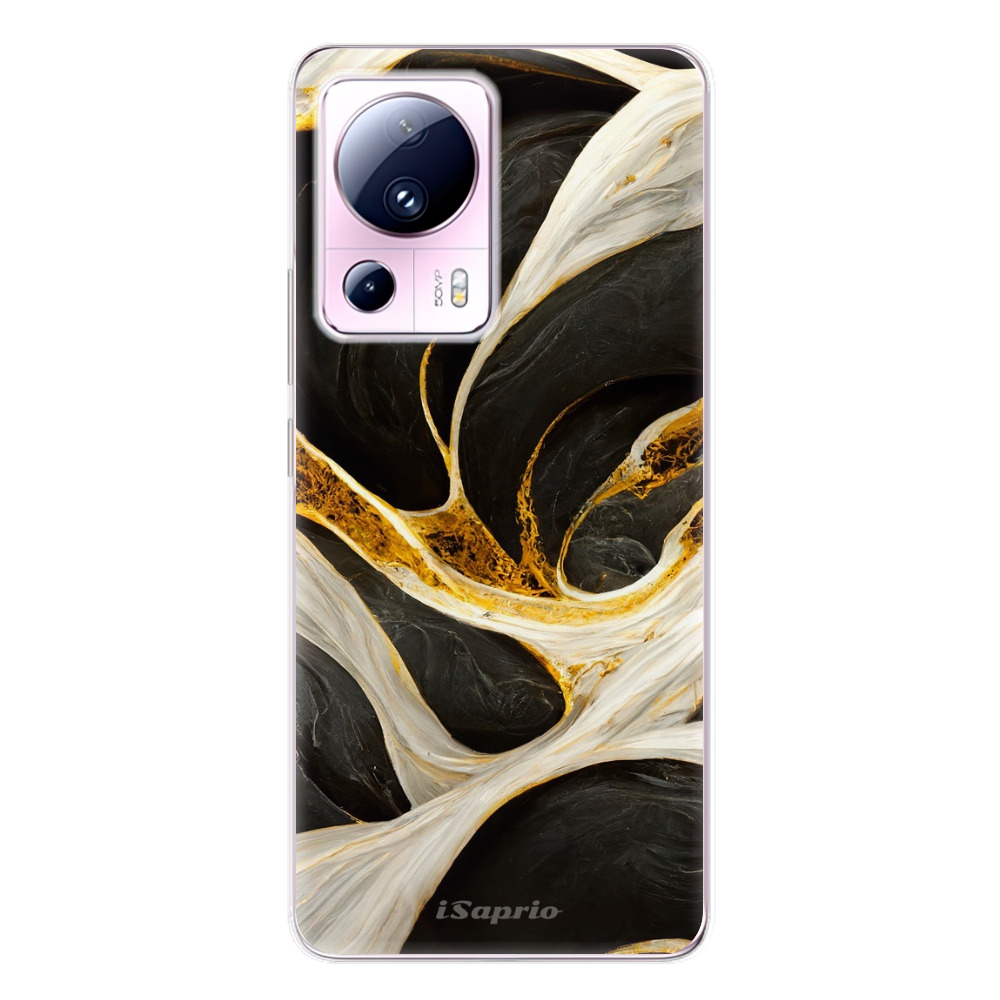 Odolné silikónové puzdro iSaprio - Black and Gold - Xiaomi 13 Lite