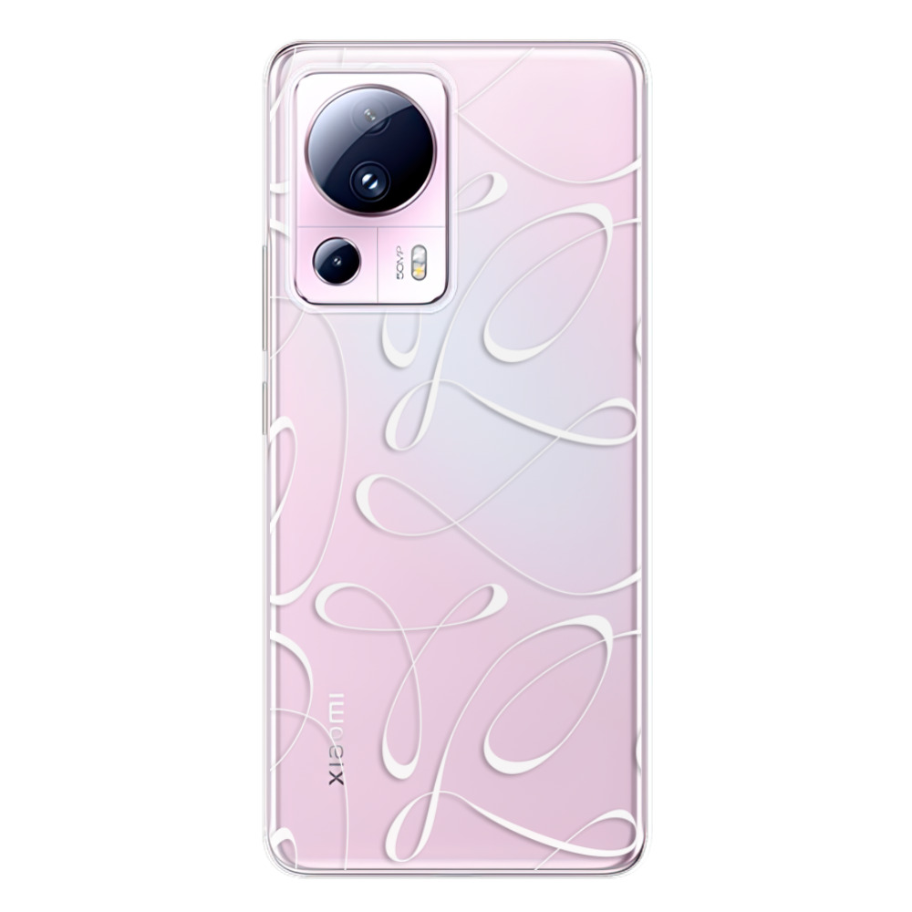 Odolné silikónové puzdro iSaprio - Fancy - white - Xiaomi 13 Lite