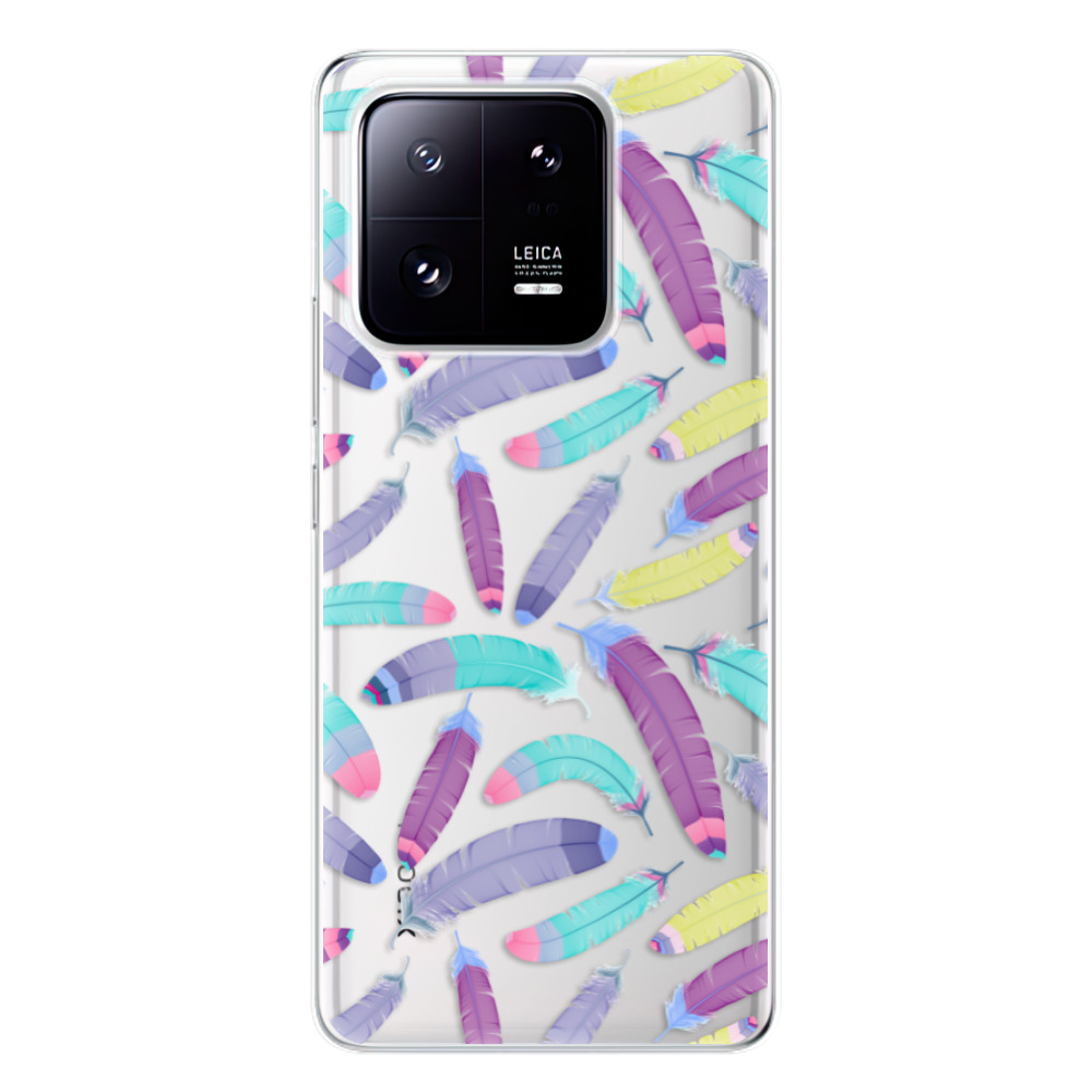 Odolné silikónové puzdro iSaprio - Feather Pattern 01 - Xiaomi 13 Pro