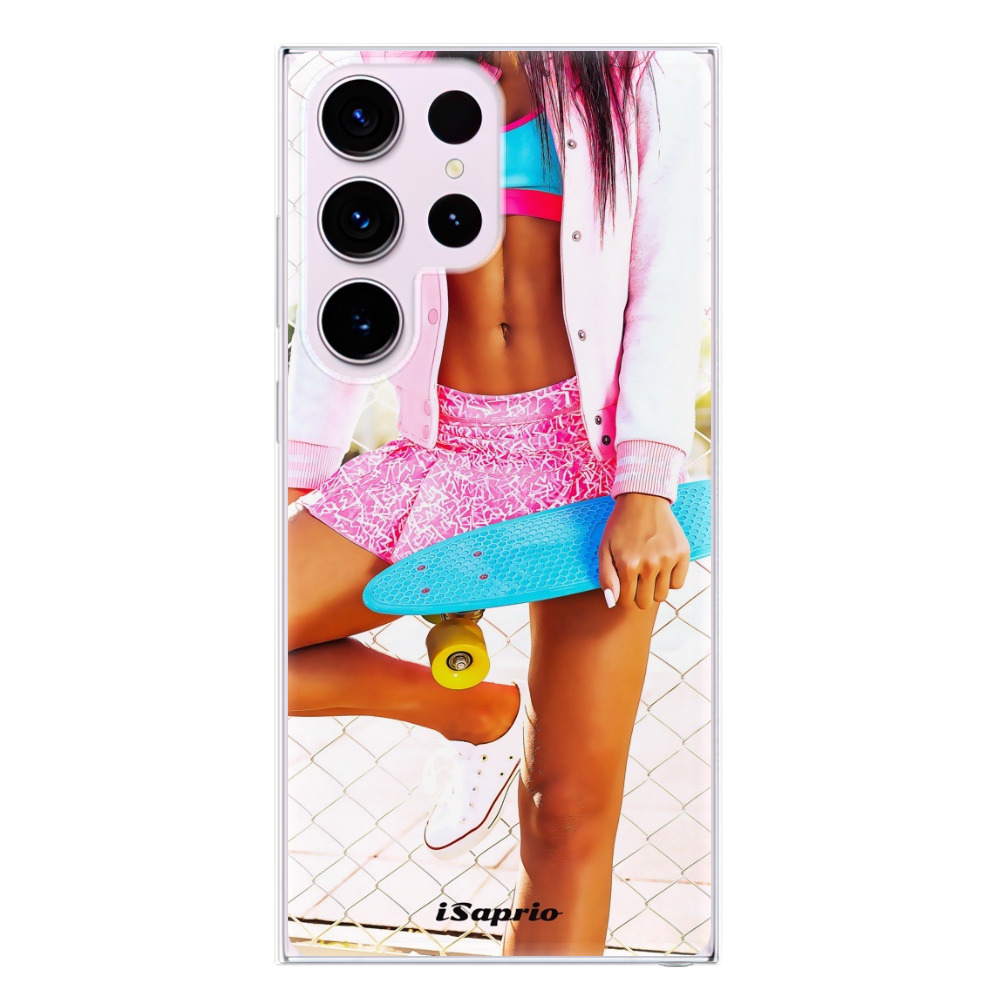 Odolné silikónové puzdro iSaprio - Skate girl 01 - Samsung Galaxy S23 Ultra