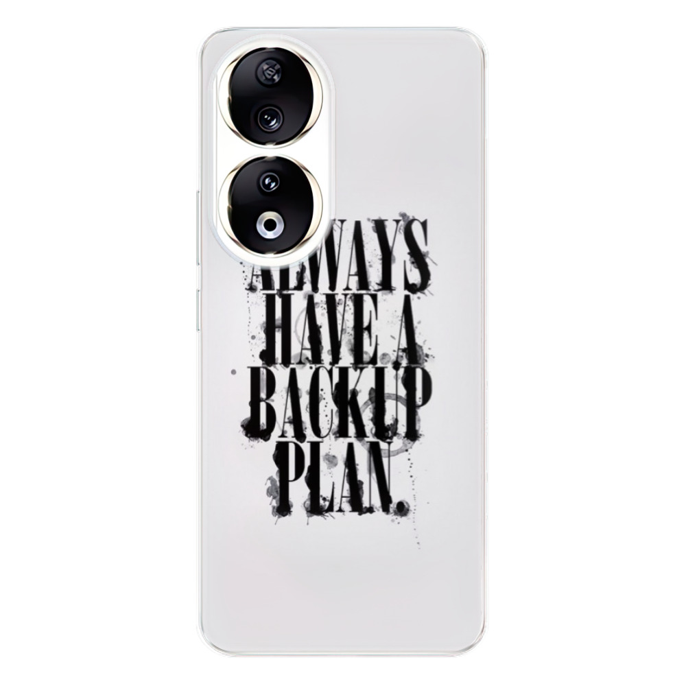 Odolné silikónové puzdro iSaprio - Backup Plan - Honor 90 5G