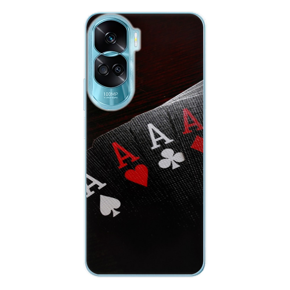 Odolné silikónové puzdro iSaprio - Poker - Honor 90 Lite 5G