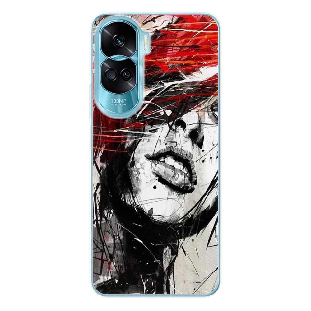 Odolné silikónové puzdro iSaprio - Sketch Face - Honor 90 Lite 5G