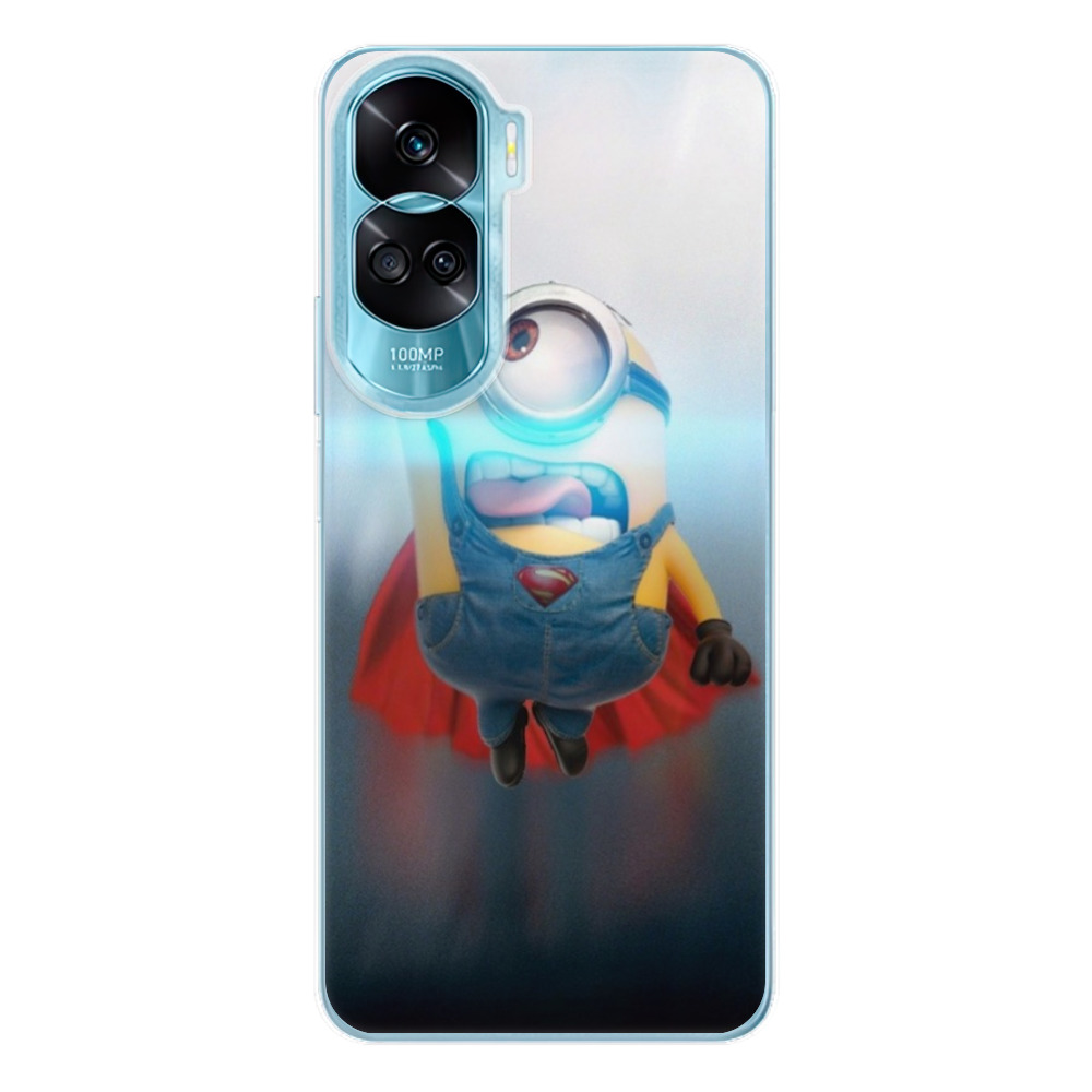 Odolné silikónové puzdro iSaprio - Mimons Superman 02 - Honor 90 Lite 5G