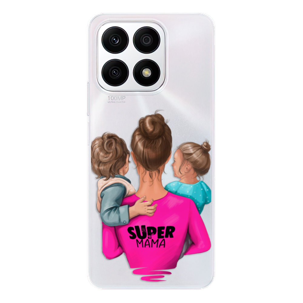Odolné silikónové puzdro iSaprio - Super Mama - Boy and Girl - Honor X8a