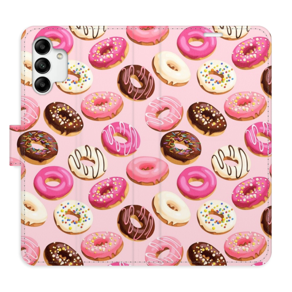 Flipové puzdro iSaprio - Donuts Pattern 03 - Samsung Galaxy A04s