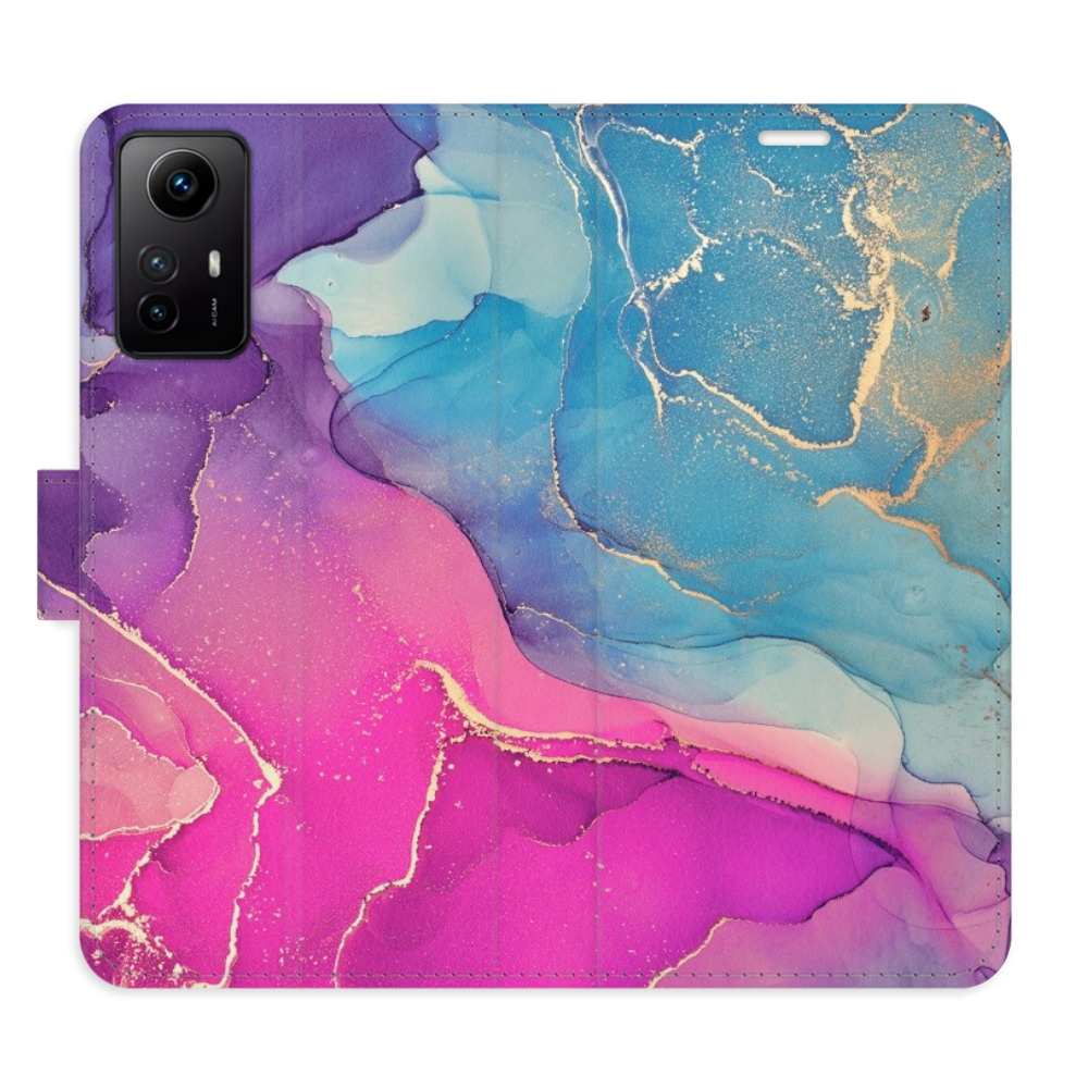 Flipové puzdro iSaprio - Colour Marble 02 - Xiaomi Redmi Note 12S