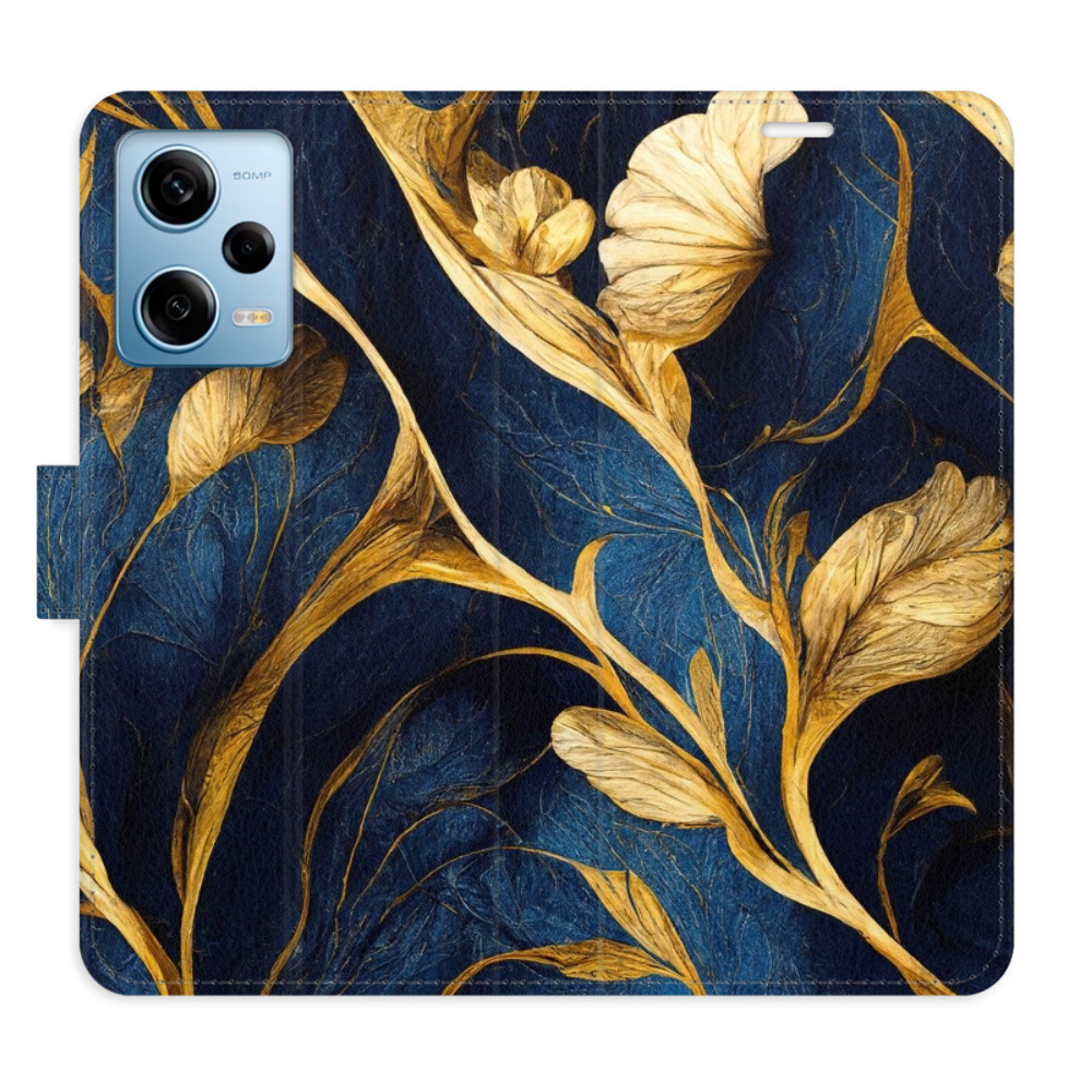 Flipové puzdro iSaprio - GoldBlue - Xiaomi Redmi Note 12 Pro 5G / Poco X5 Pro 5G