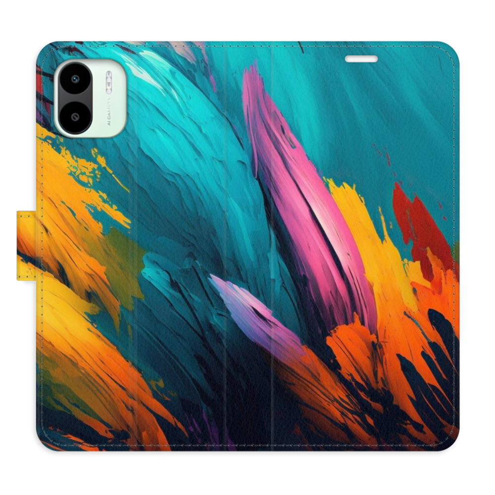 Flipové puzdro iSaprio - Orange Paint 02 - Xiaomi Redmi A1 / A2