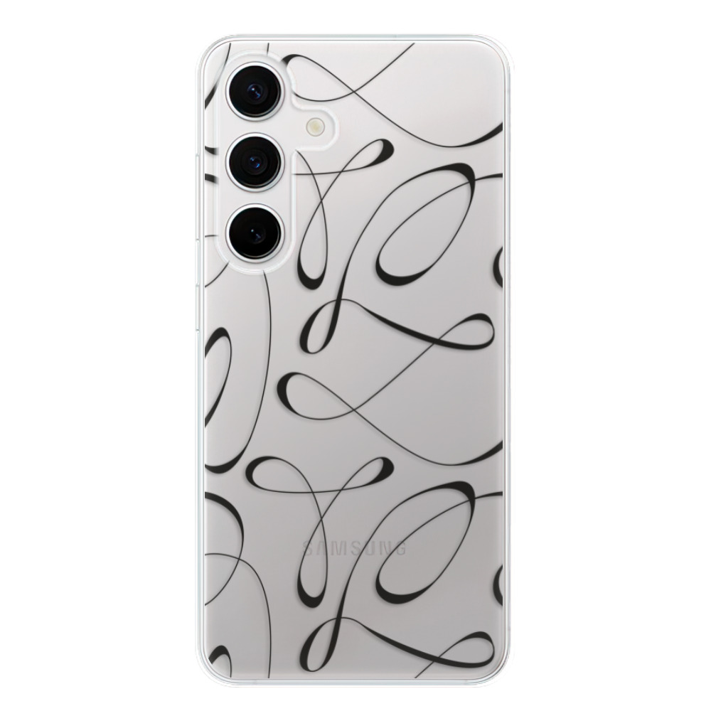 Odolné silikónové puzdro iSaprio - Fancy - black - Samsung Galaxy S24