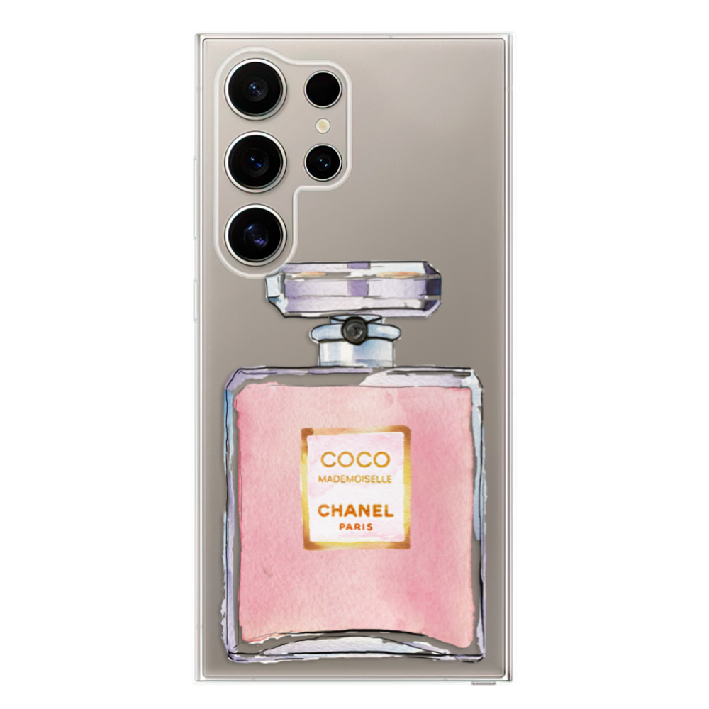 Odolné silikónové puzdro iSaprio - Chanel Rose - Samsung Galaxy S24 Ultra