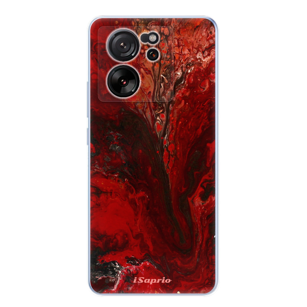 Odolné silikónové puzdro iSaprio - RedMarble 17 - Xiaomi 13T / 13T Pro