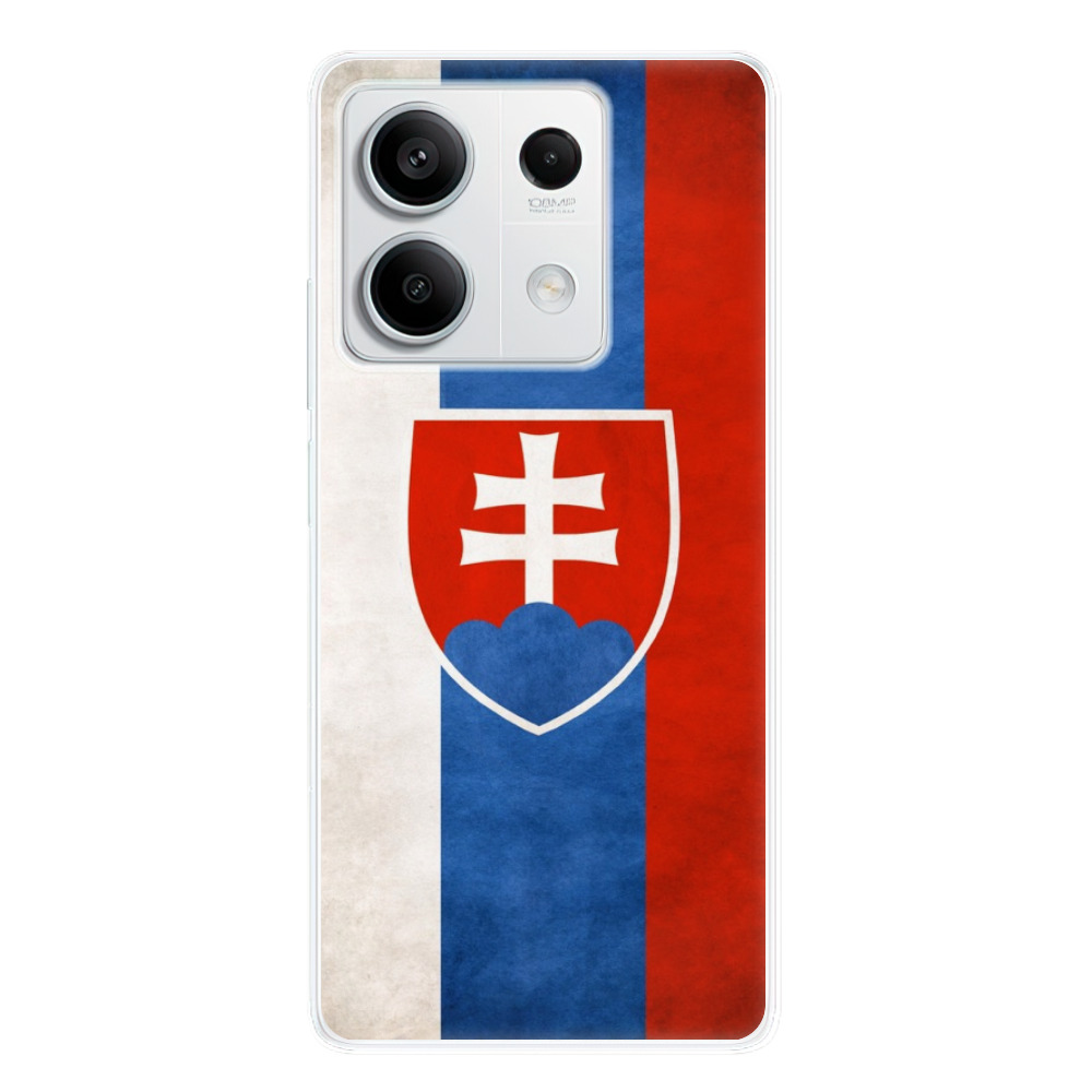 Odolné silikónové puzdro iSaprio - Slovakia Flag - Xiaomi Redmi Note 13 5G