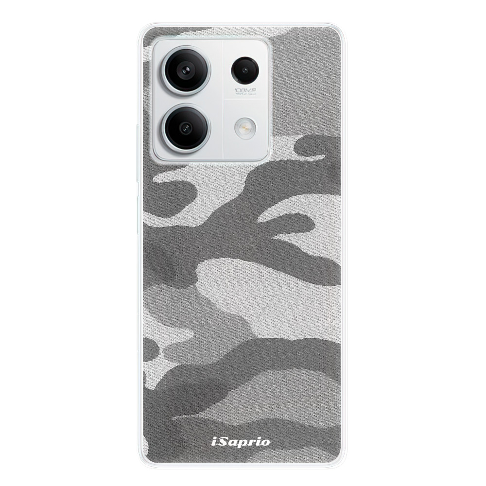 Odolné silikónové puzdro iSaprio - Gray Camuflage 02 - Xiaomi Redmi Note 13 5G