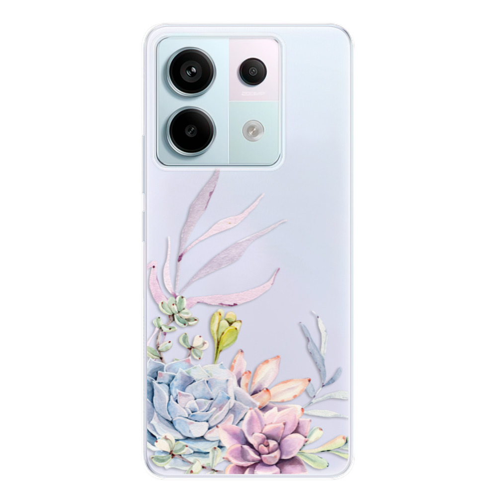 Odolné silikónové puzdro iSaprio - Succulent 01 - Xiaomi Redmi Note 13 Pro 5G / Poco X6 5G