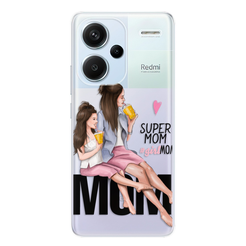 Odolné silikónové puzdro iSaprio - Milk Shake - Brunette - Xiaomi Redmi Note 13 Pro+ 5G
