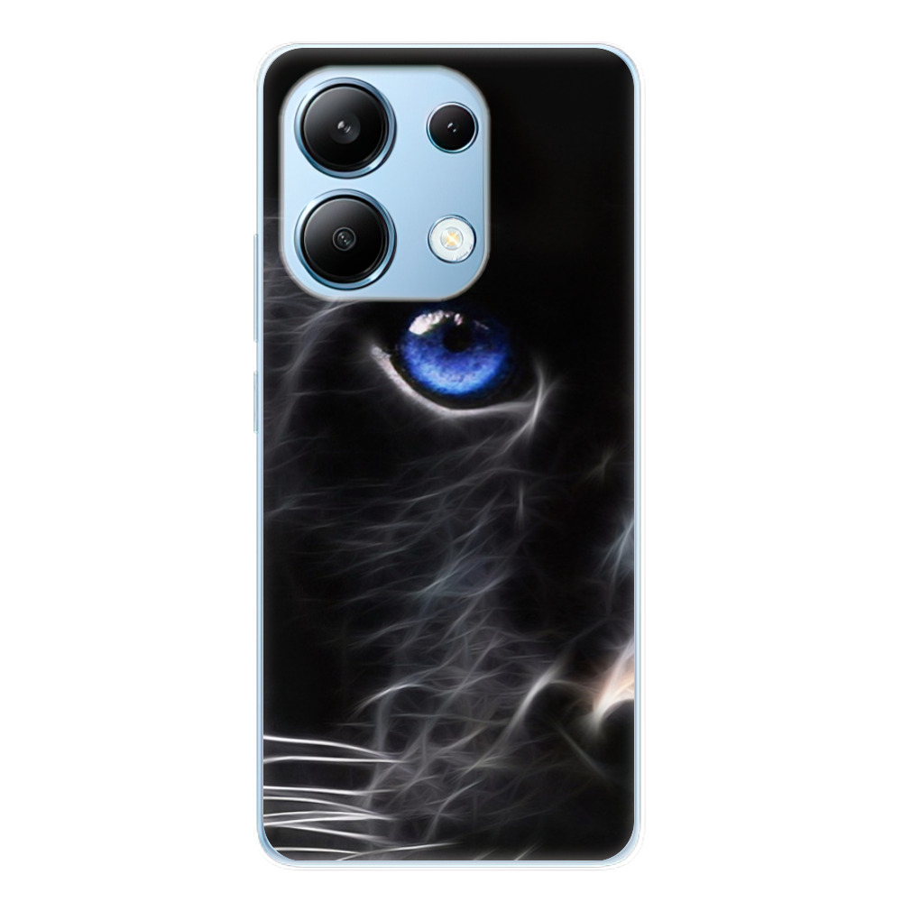 Odolné silikónové puzdro iSaprio - Black Puma - Xiaomi Redmi Note 13