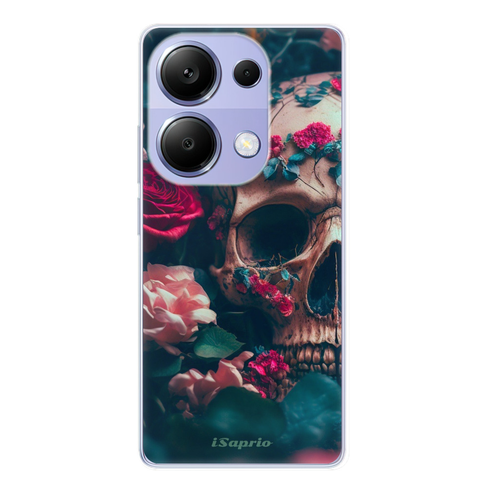 Odolné silikónové puzdro iSaprio - Skull in Roses - Xiaomi Redmi Note 13 Pro