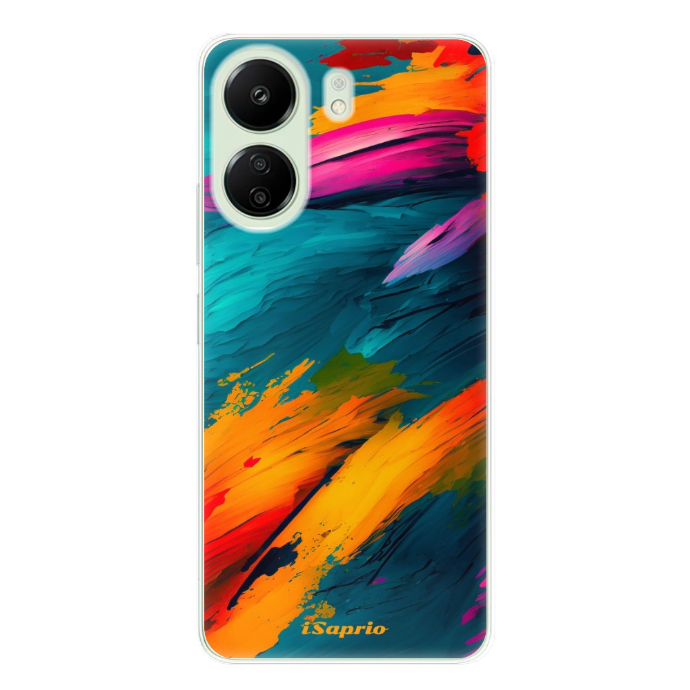 Odolné silikónové puzdro iSaprio - Blue Paint - Xiaomi Redmi 13C