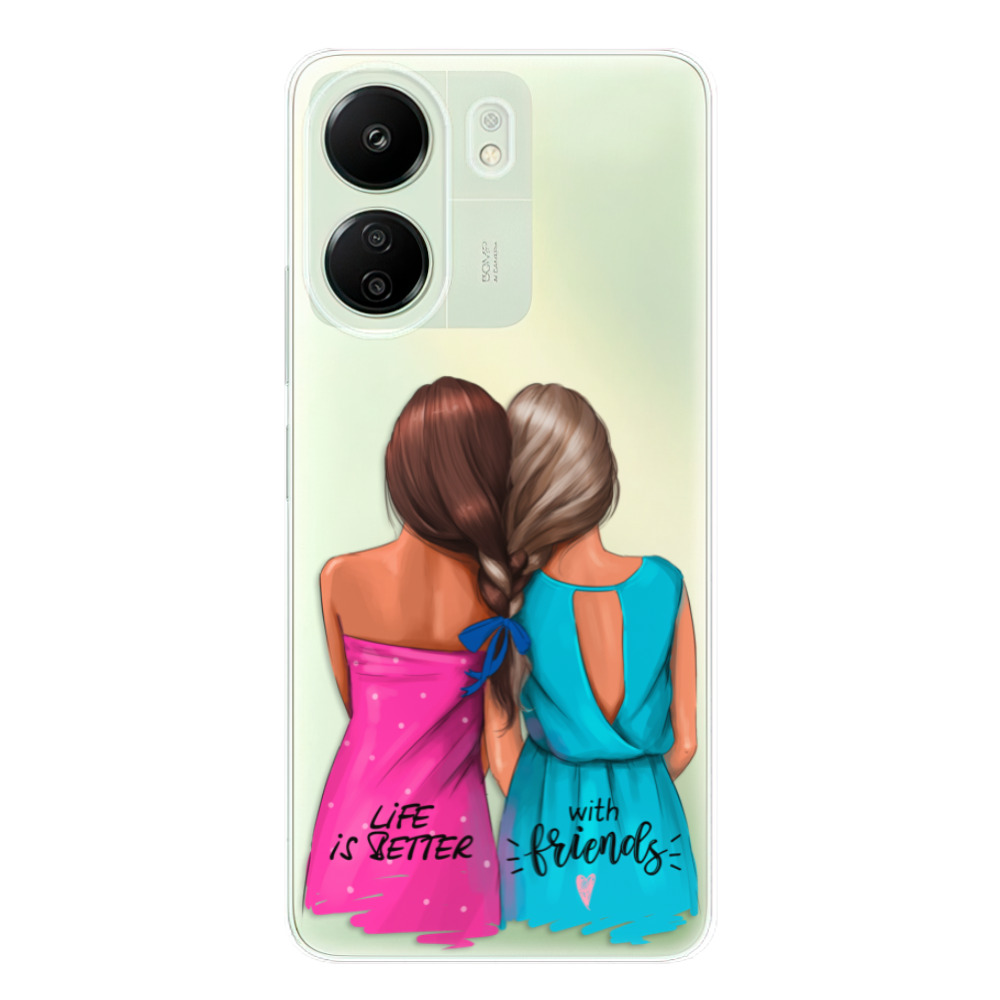 Odolné silikónové puzdro iSaprio - Best Friends - Xiaomi Redmi 13C