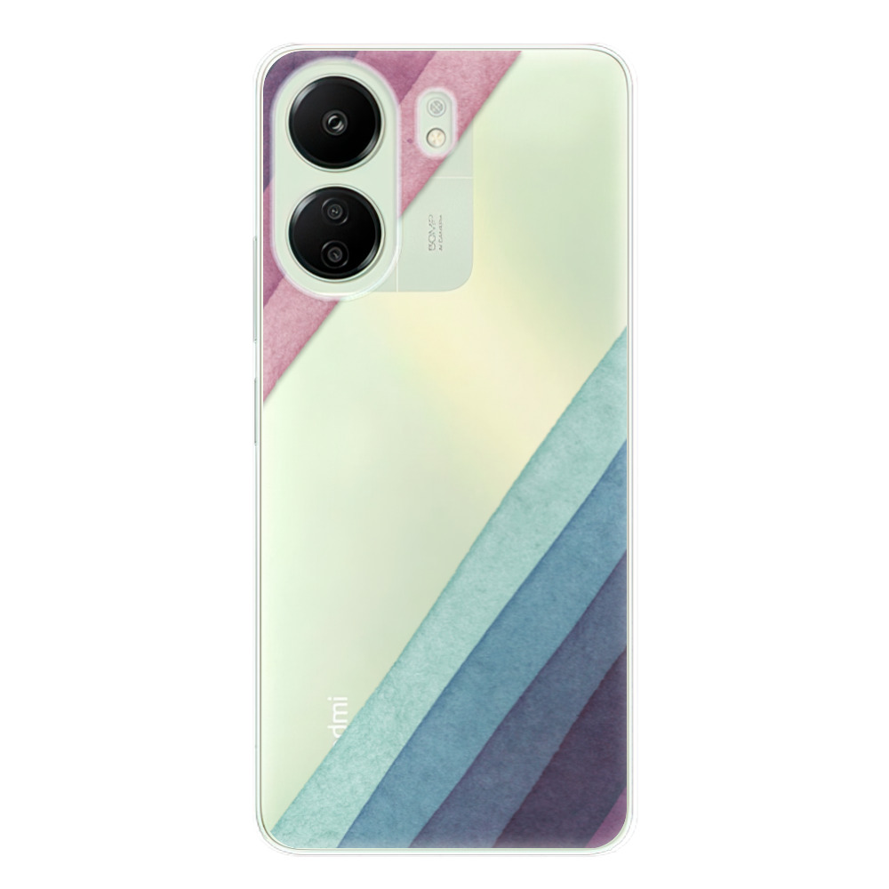 Odolné silikónové puzdro iSaprio - Glitter Stripes 01 - Xiaomi Redmi 13C