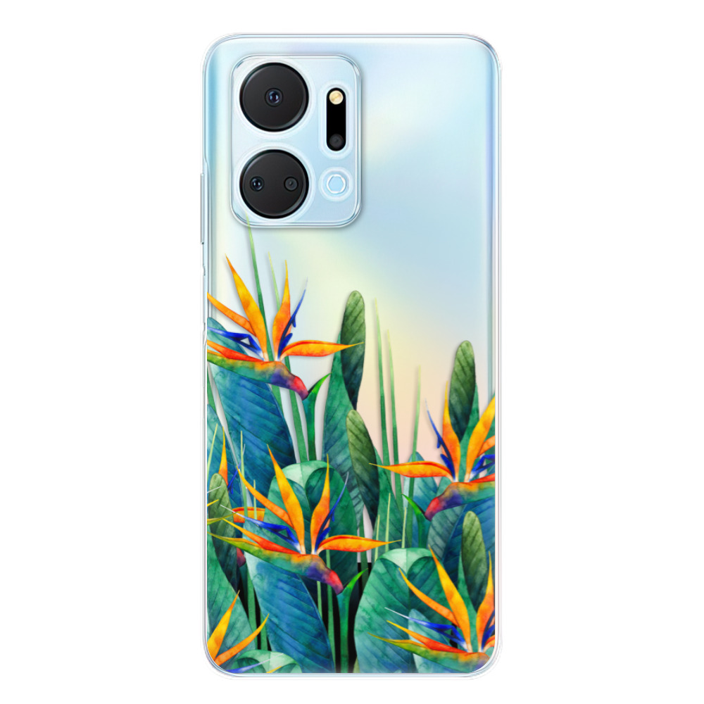 Odolné silikónové puzdro iSaprio - Exotic Flowers - Honor X7a