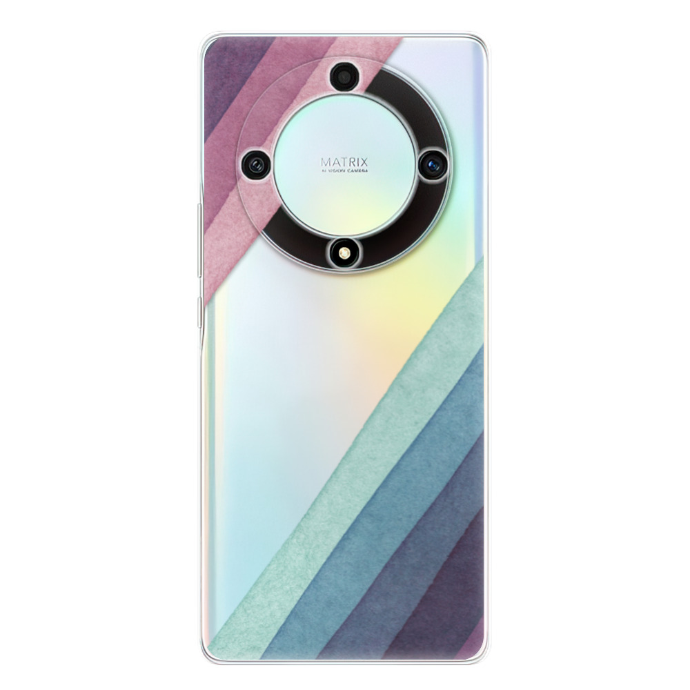 Odolné silikónové puzdro iSaprio - Glitter Stripes 01 - Honor Magic5 Lite 5G