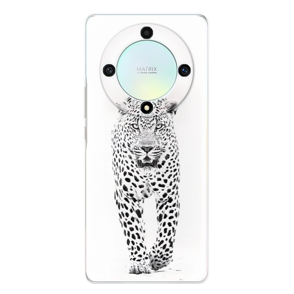 Odolné silikónové puzdro iSaprio - White Jaguar - Honor Magic5 Lite 5G