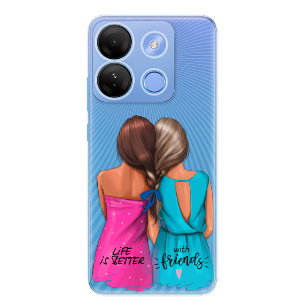 Odolné silikónové puzdro iSaprio - Best Friends - Infinix Smart 7