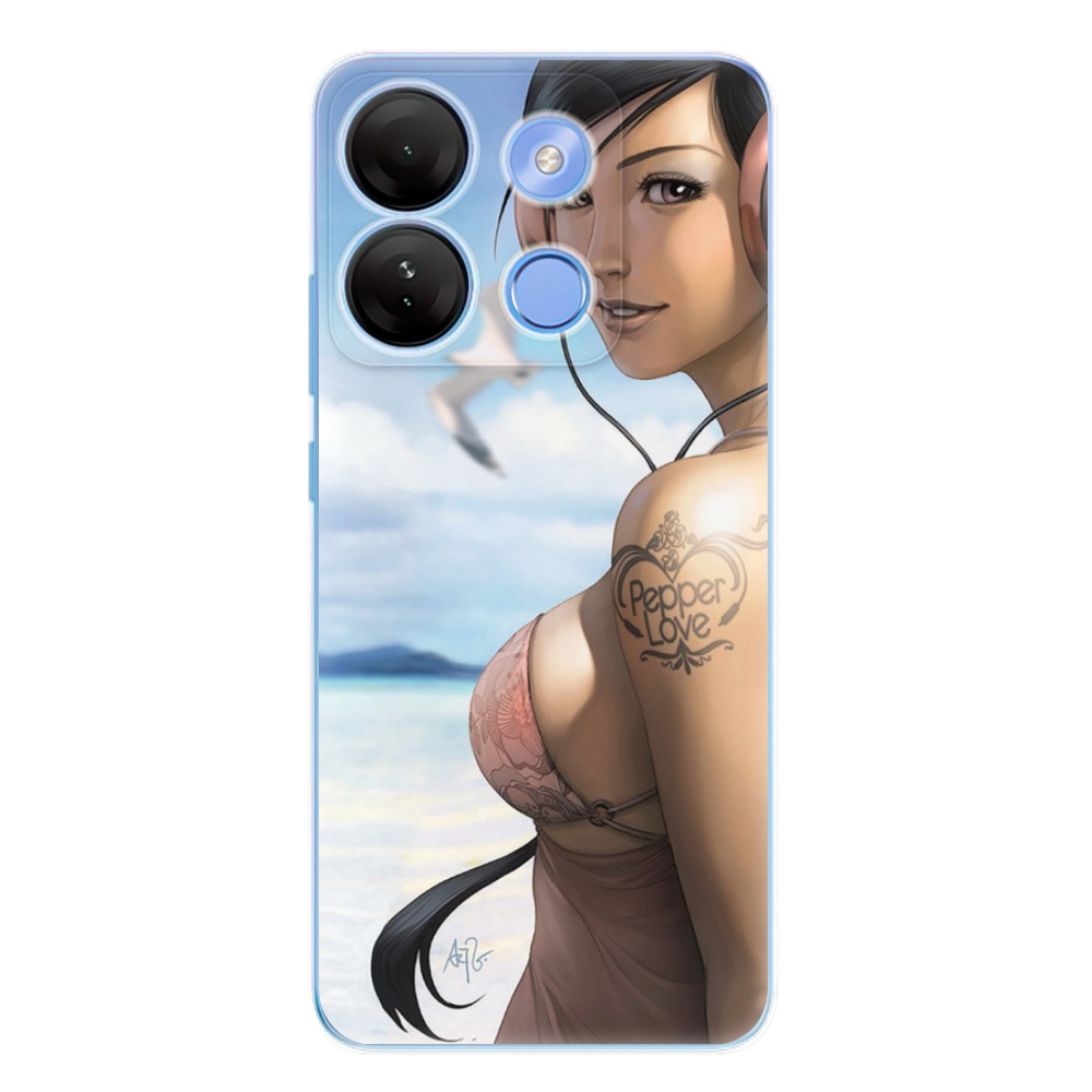 Odolné silikónové puzdro iSaprio - Girl 02 - Infinix Smart 7