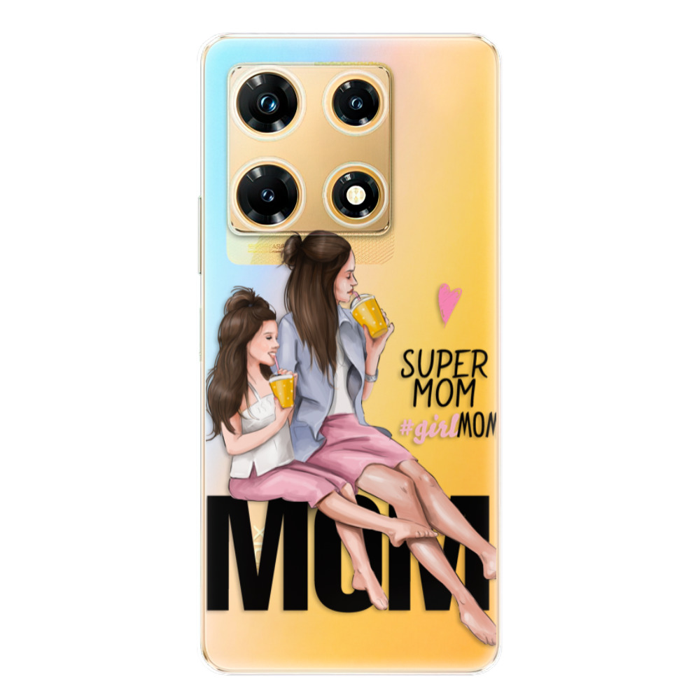 Odolné silikónové puzdro iSaprio - Milk Shake - Brunette - Infinix Note 30 PRO