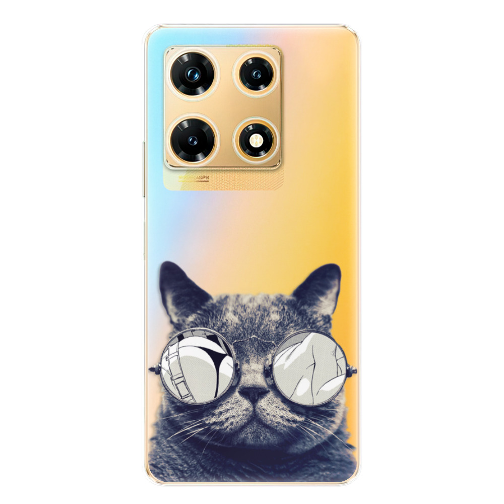 Odolné silikónové puzdro iSaprio - Crazy Cat 01 - Infinix Note 30 PRO