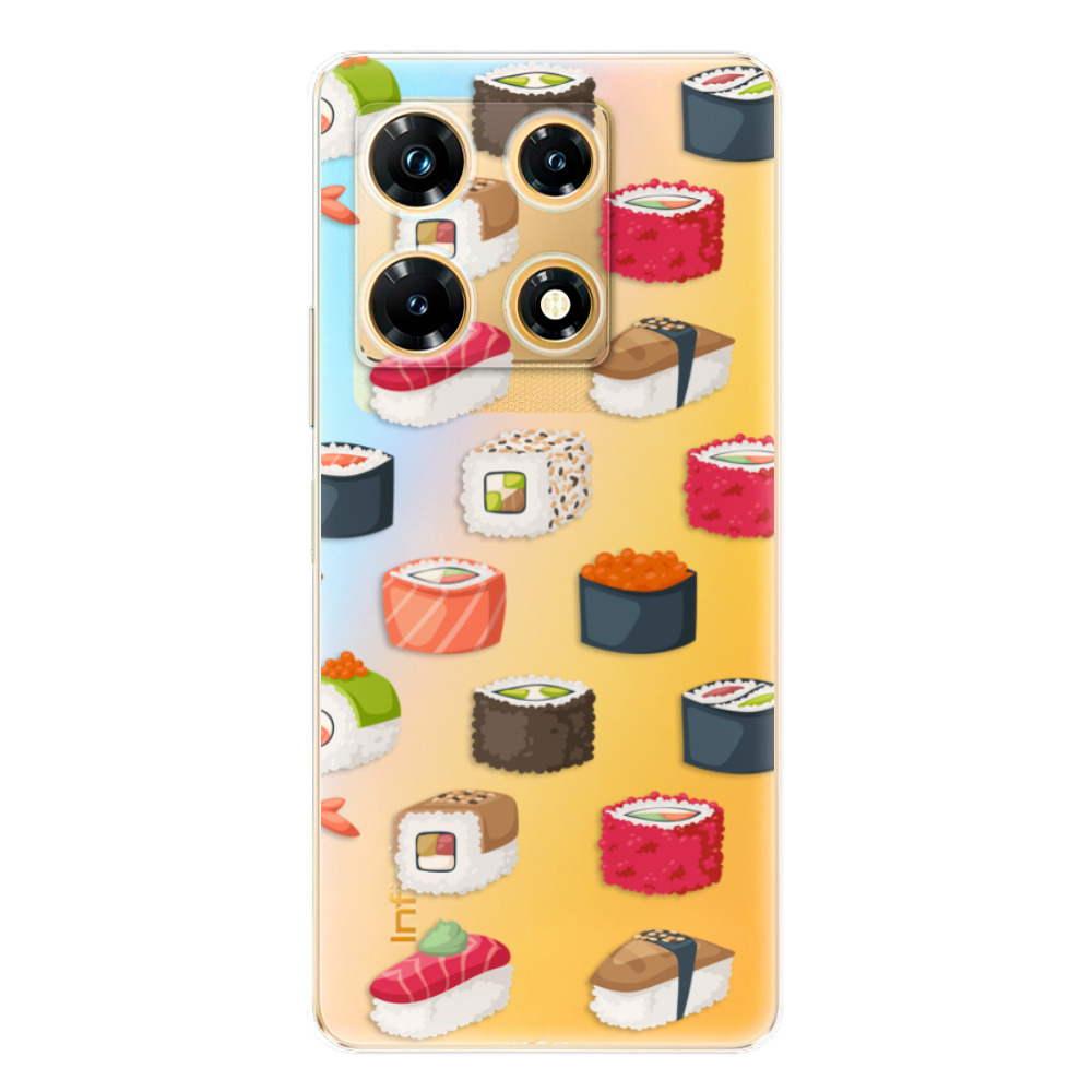 Odolné silikónové puzdro iSaprio - Sushi Pattern - Infinix Note 30 PRO