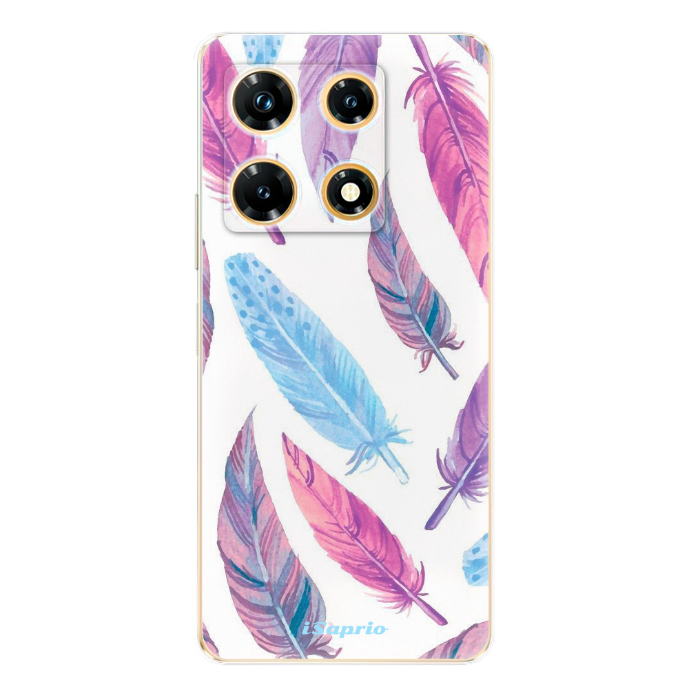 Odolné silikónové puzdro iSaprio - Feather Pattern 10 - Infinix Note 30 PRO